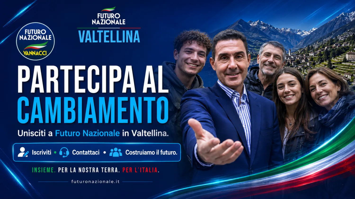 Visual Partecipa al cambiamento con Roberto Vannacci e cittadini