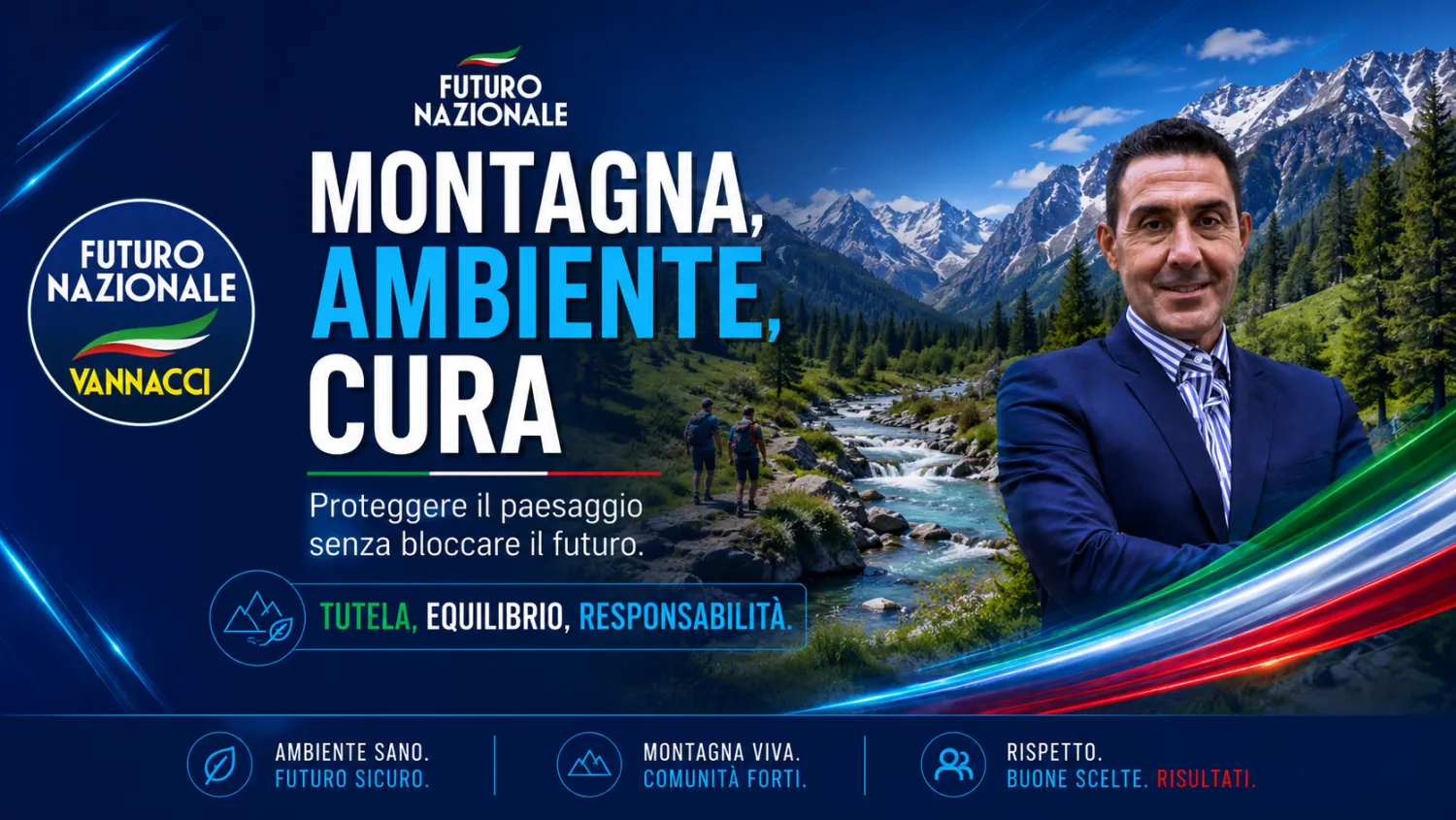 Visual Montagna, ambiente, cura con Roberto Vannacci e paesaggio alpino